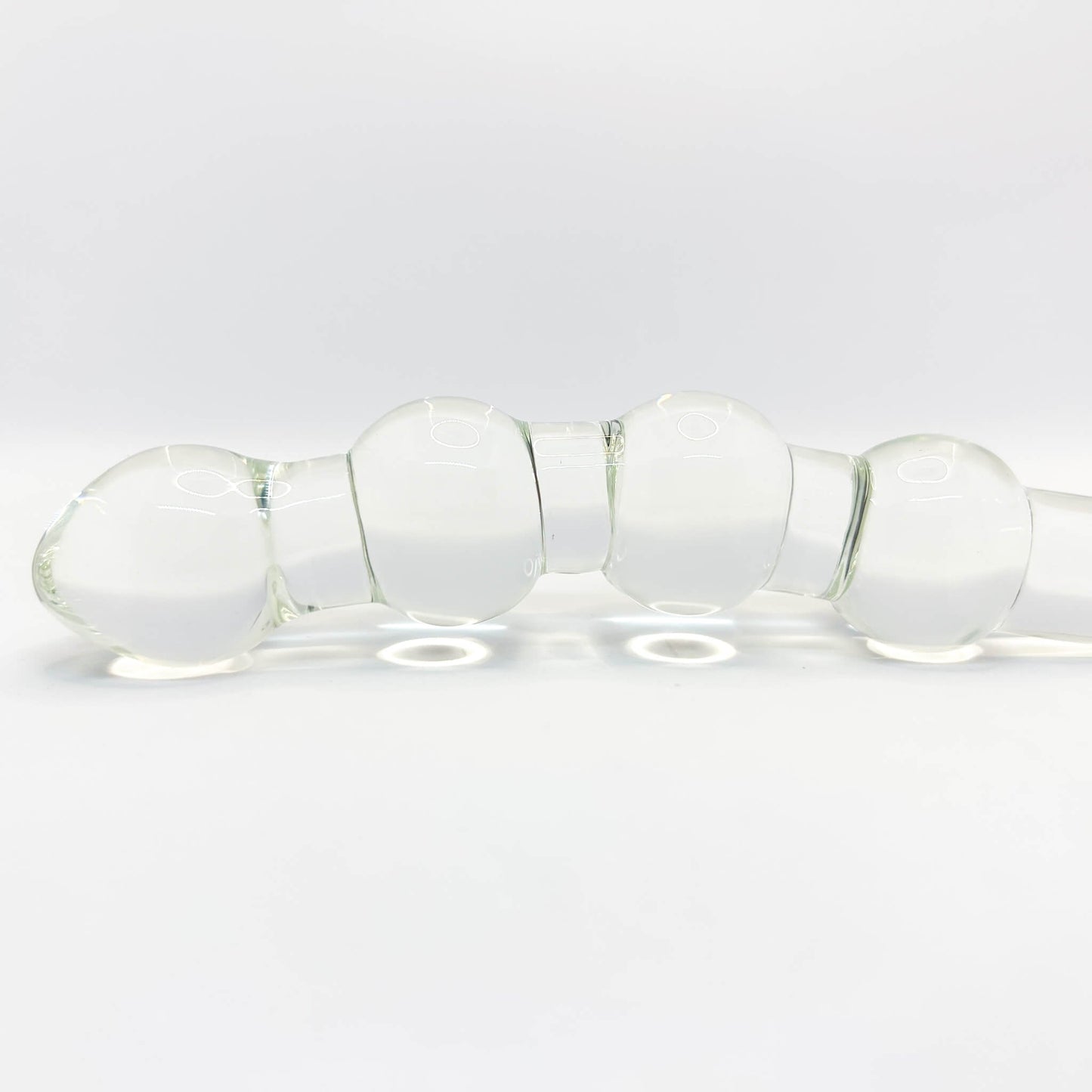 Dual-Ended Curved Glass Dildo