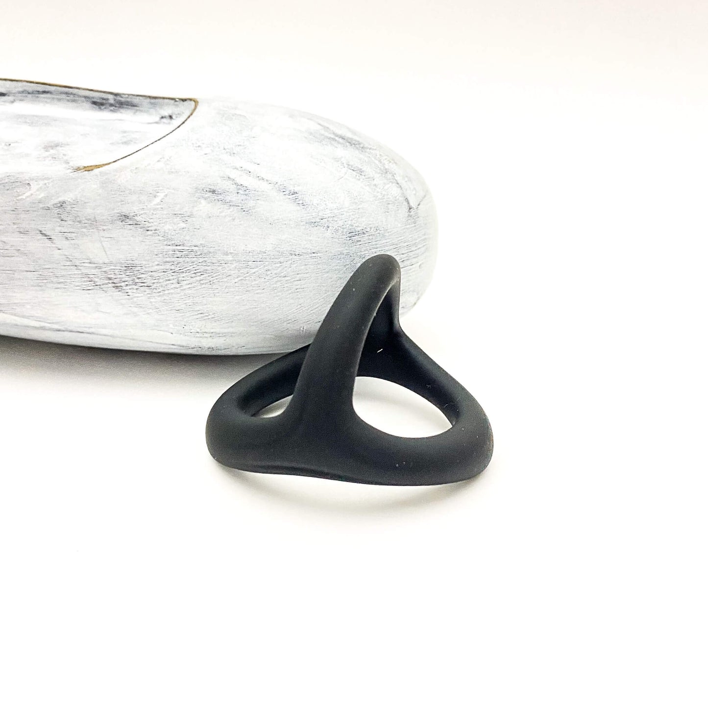 Silicone Dual Cock and Balls Ring