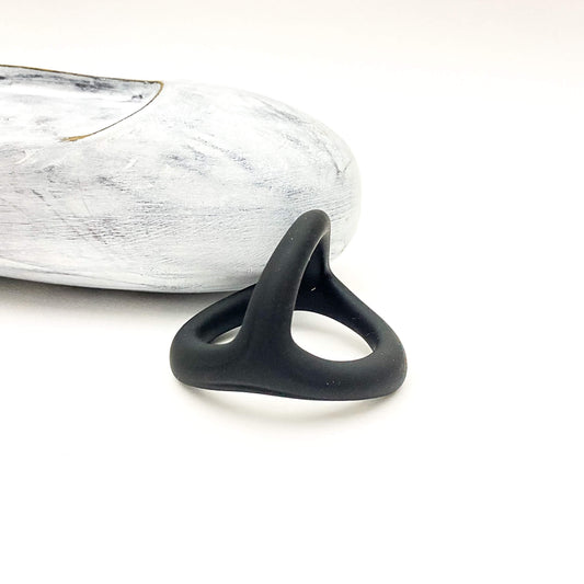 Silicone Dual Cock and Balls Ring