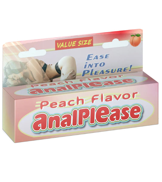 AnalPlease Desensitizer Cream | Peach Flavor 1.5 Oz