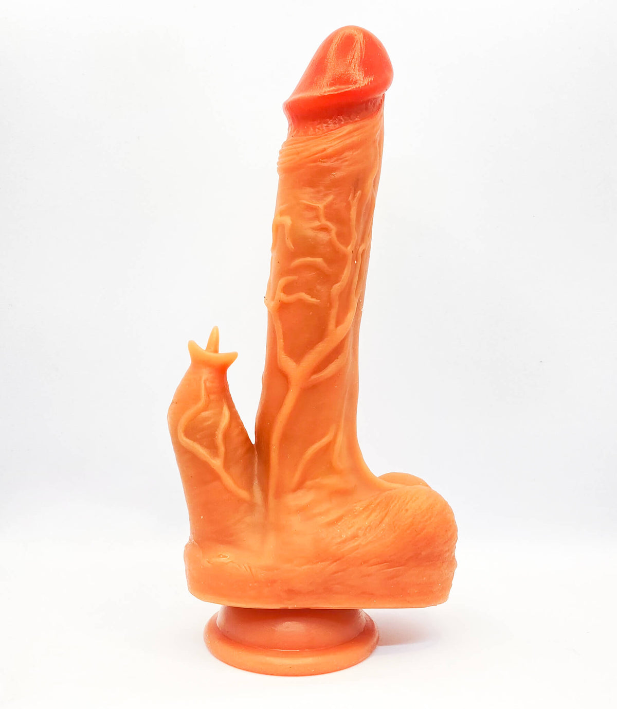 Realistic Heated Silicone Thrustin Dildo Vibrator (8.7inch/22cm)