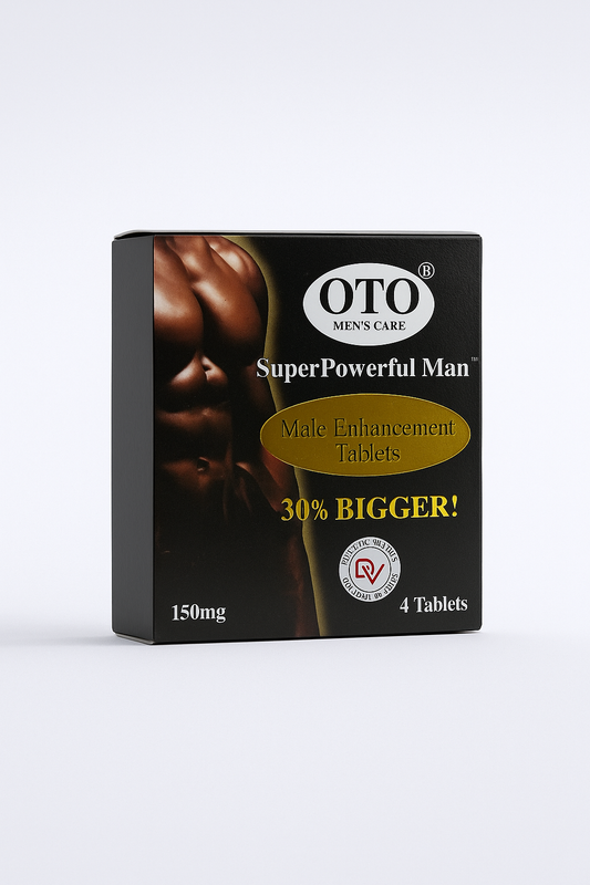 OTO Super Powerful Man – Male Enhancement Tablets (4 Tablets, 150mg)