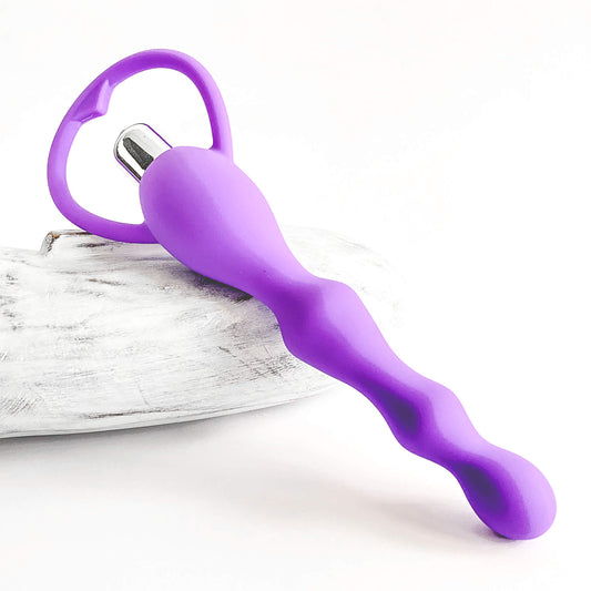 Single Speed Vibrating Anal Beads