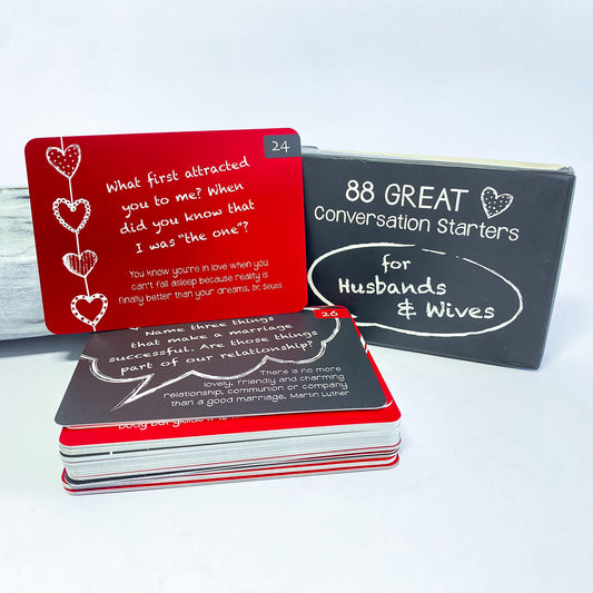 88 Great Conversation Starters for Husbands and Wives