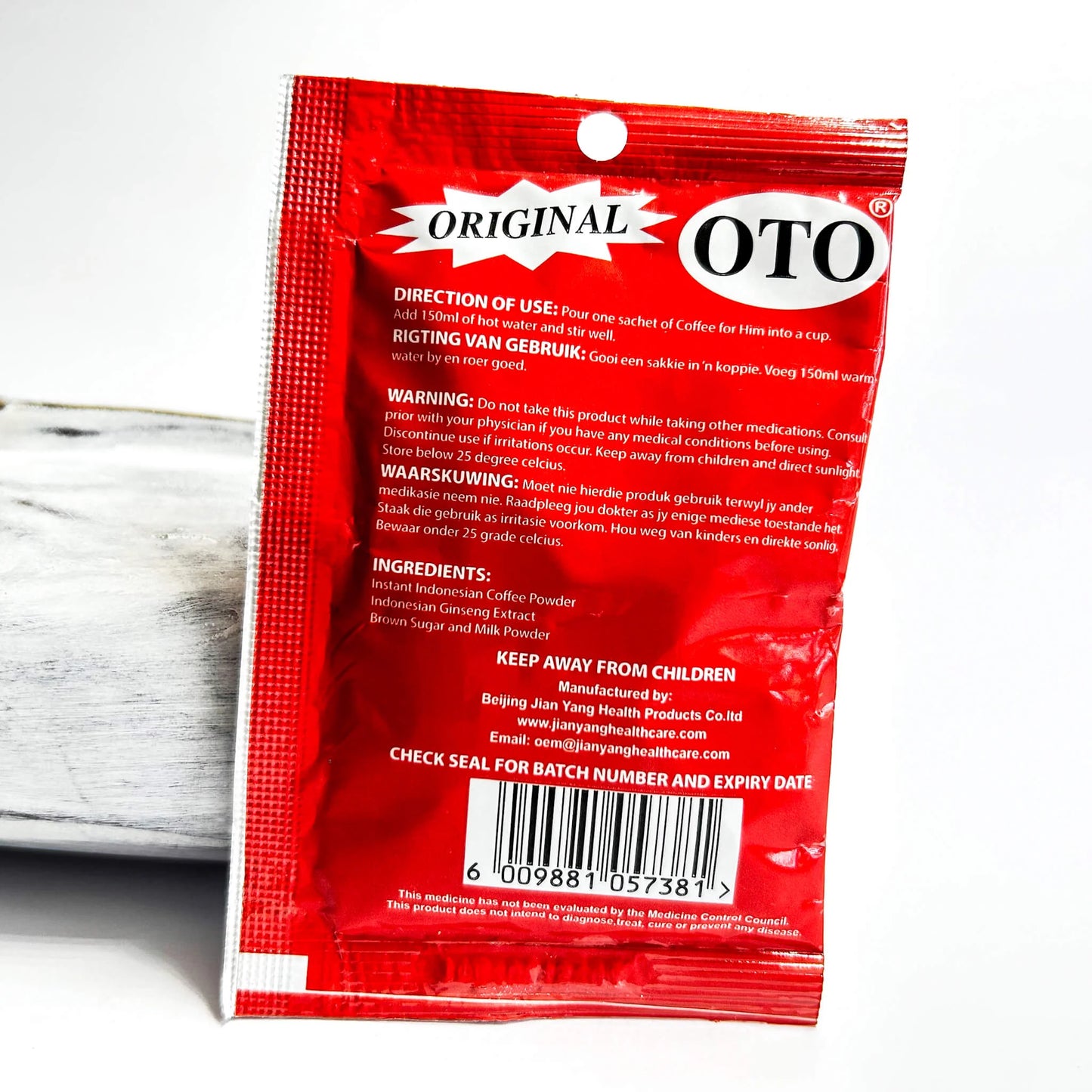 OTO Chao Jimengnan Super Powerful 3 in 1 Coffee for Him