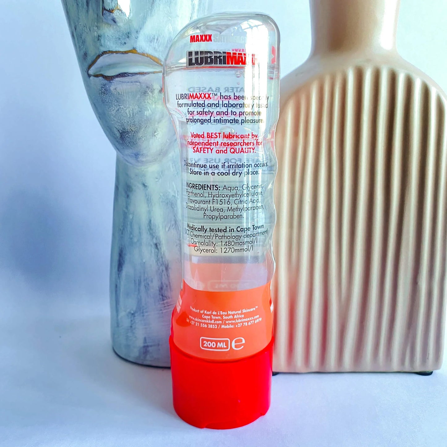 Lubrimaxx Personal Lube Strawberry Flavour Bottle (200ml)