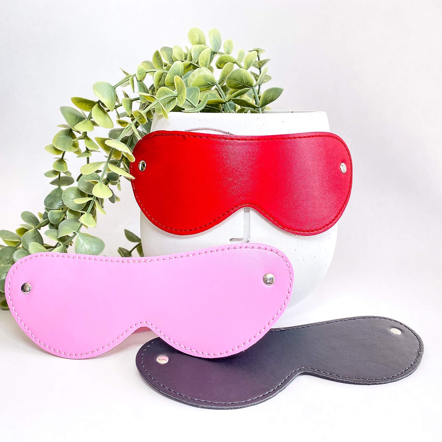 Leather Bondage Blindfold