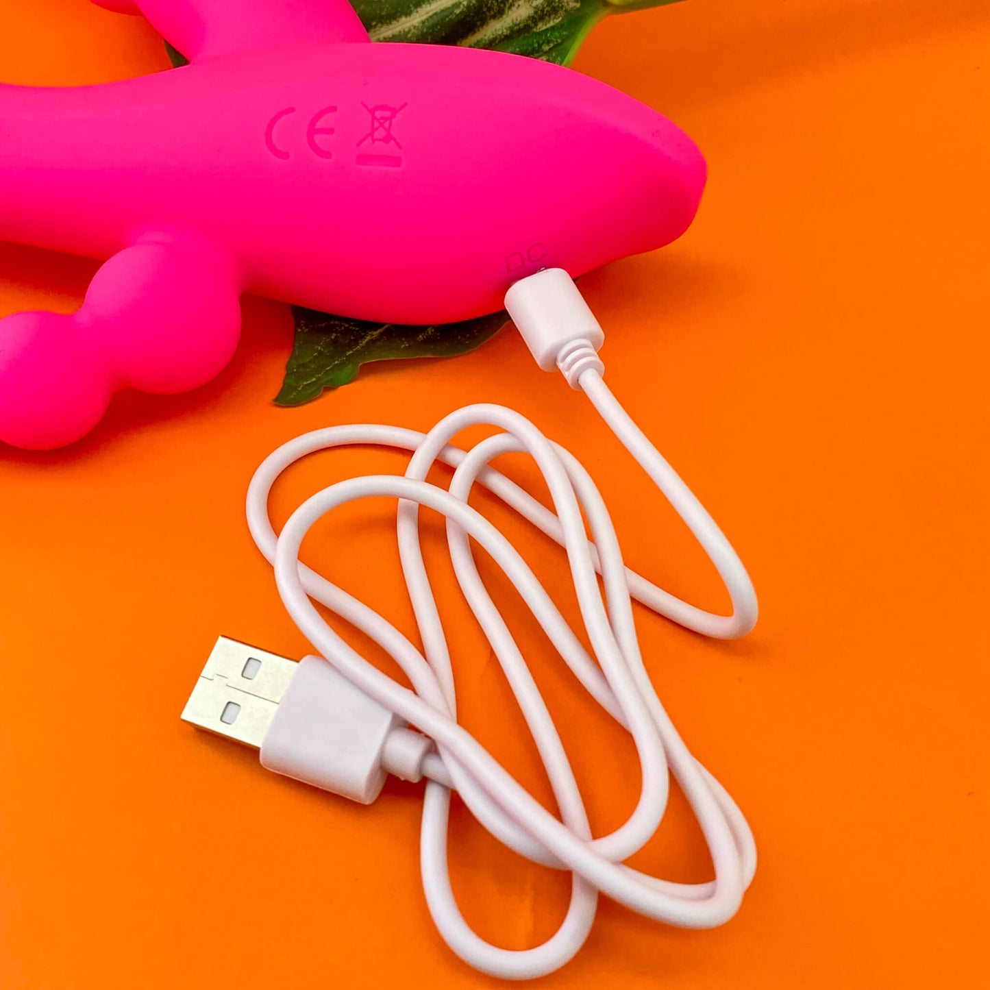 Oley Curved Triple Rabbit Vibrator