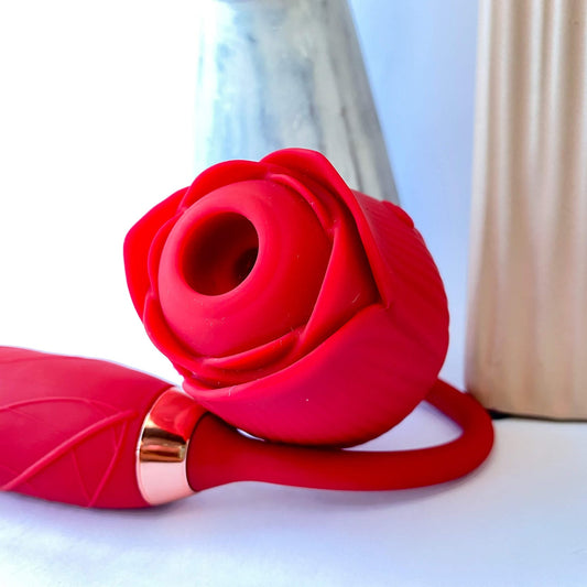 2-in-1 Rose Vibrator