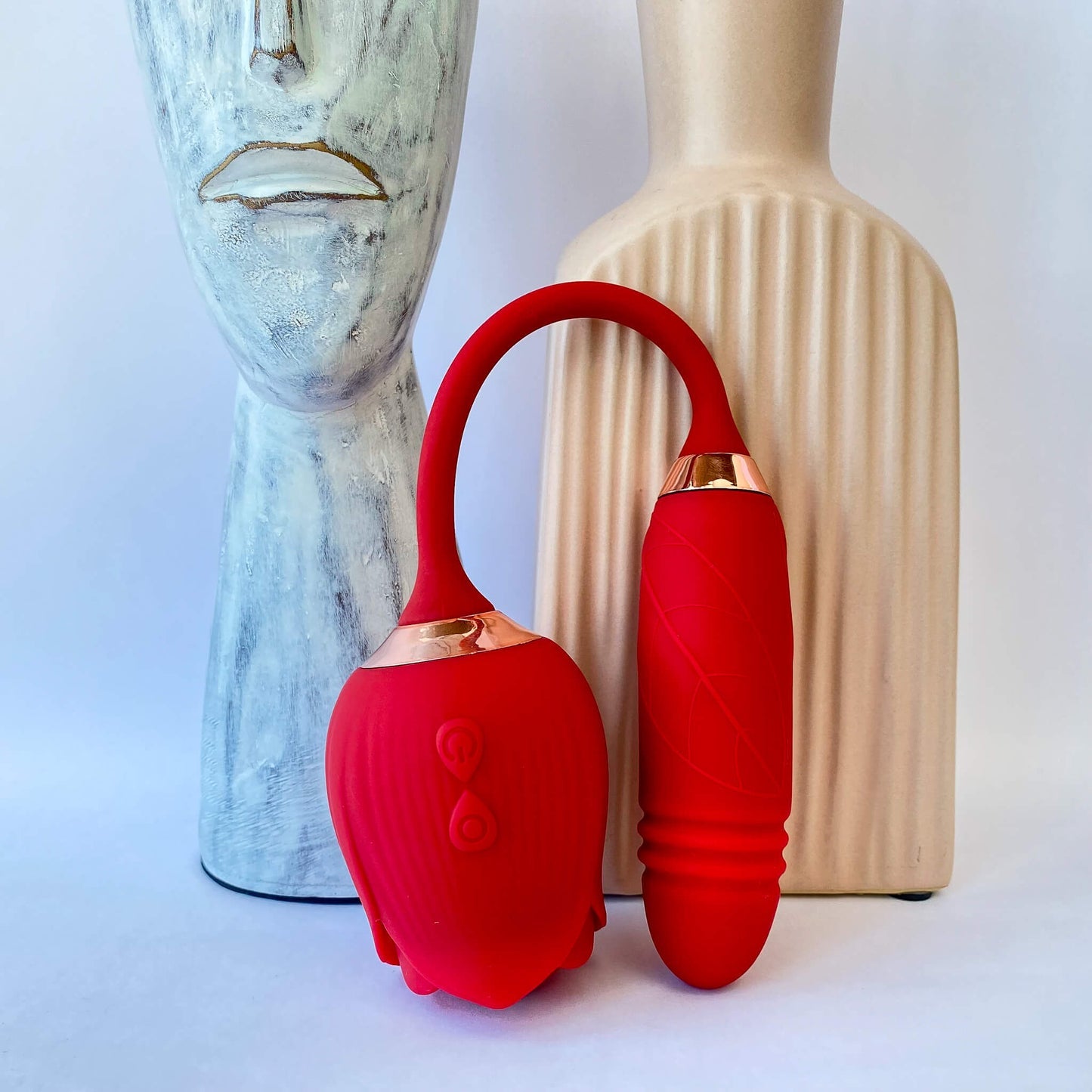 2-in-1 Rose Vibrator