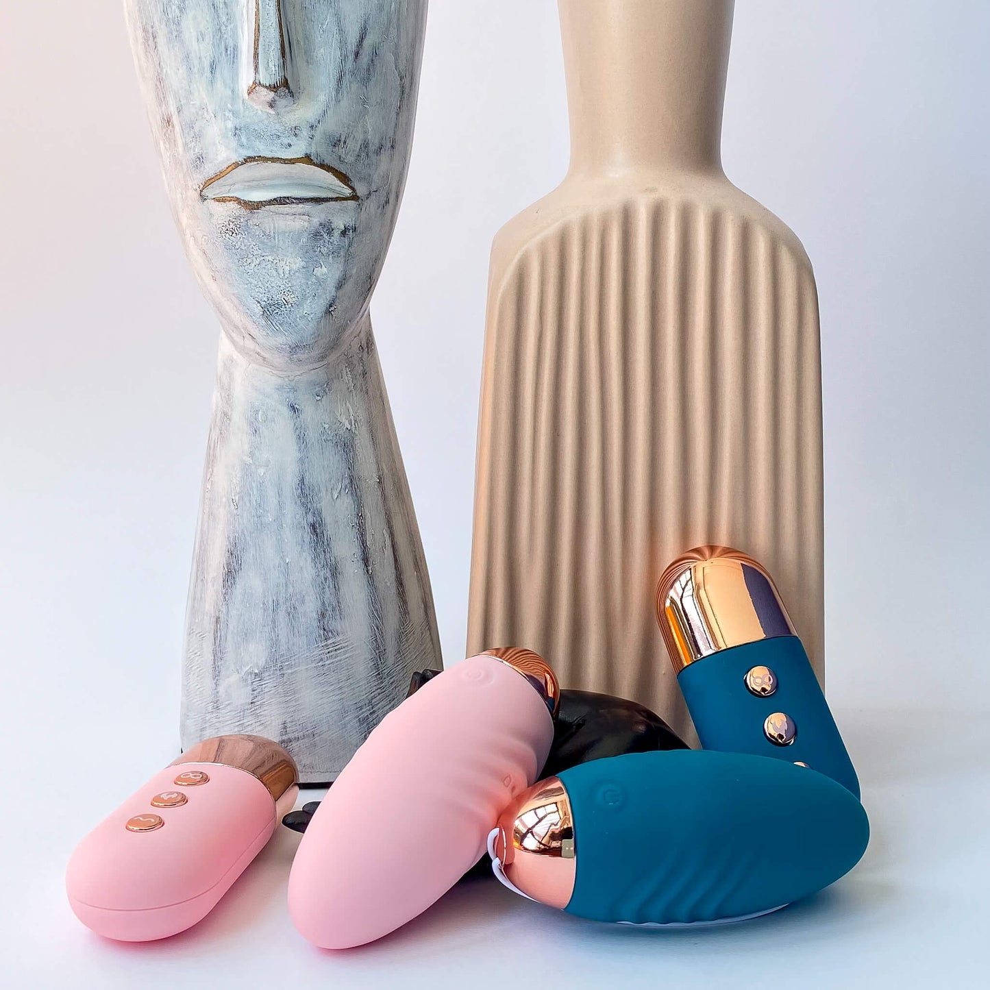 Wireless Remote Control Egg Vibrator with Heating Function