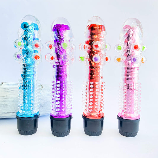 Beaded Spiky Big Bullet Vibrator