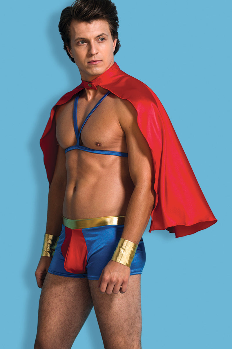 sexy men superman lingerie with features