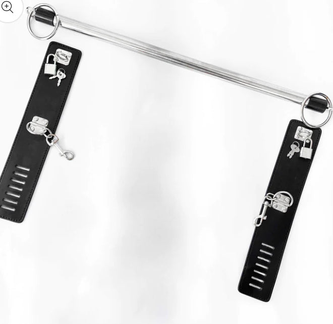 Open Wide Ankle Spreader Bar and Cuffs