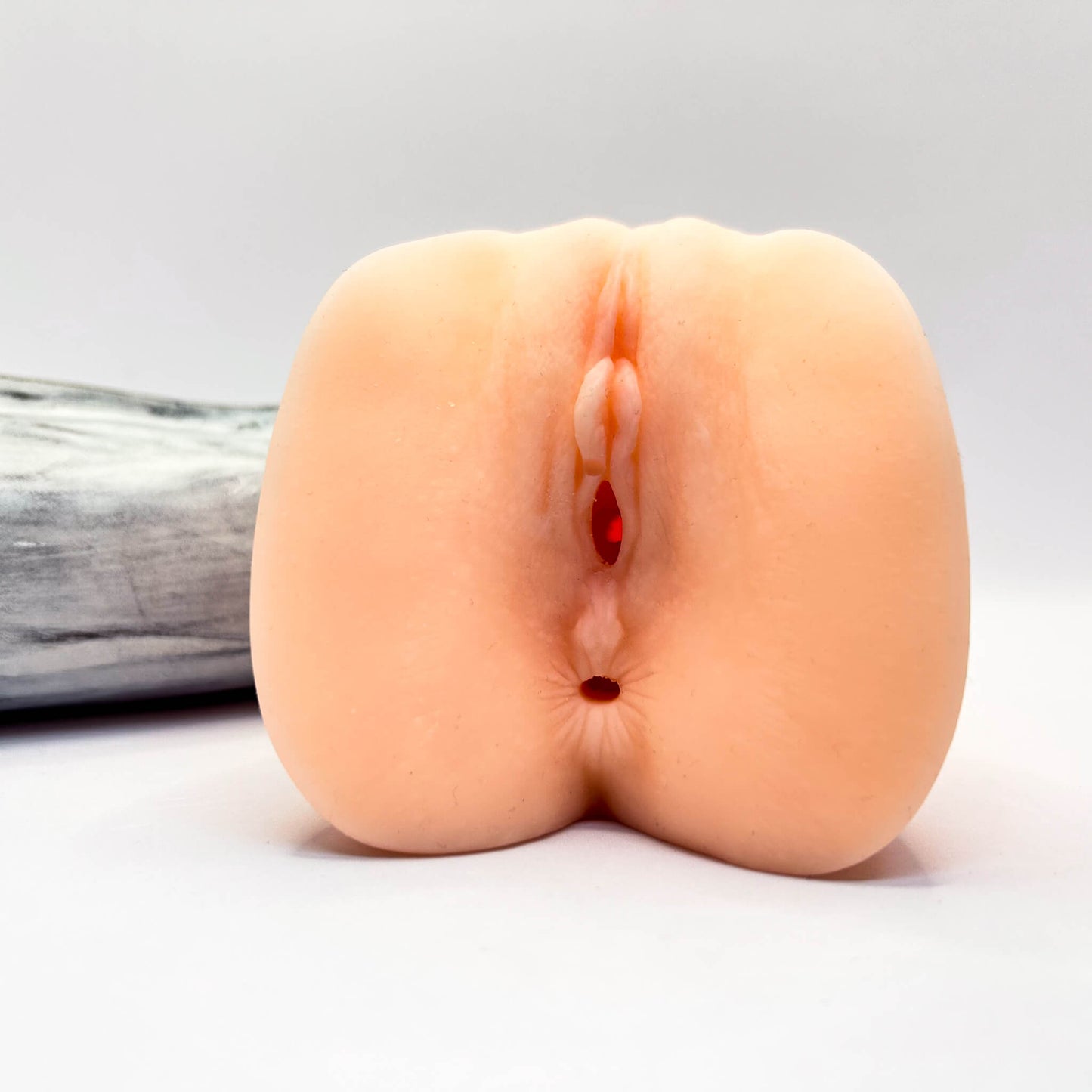 Double Trouble Lifelike Masturbator 15cm (Vagina + Anus)