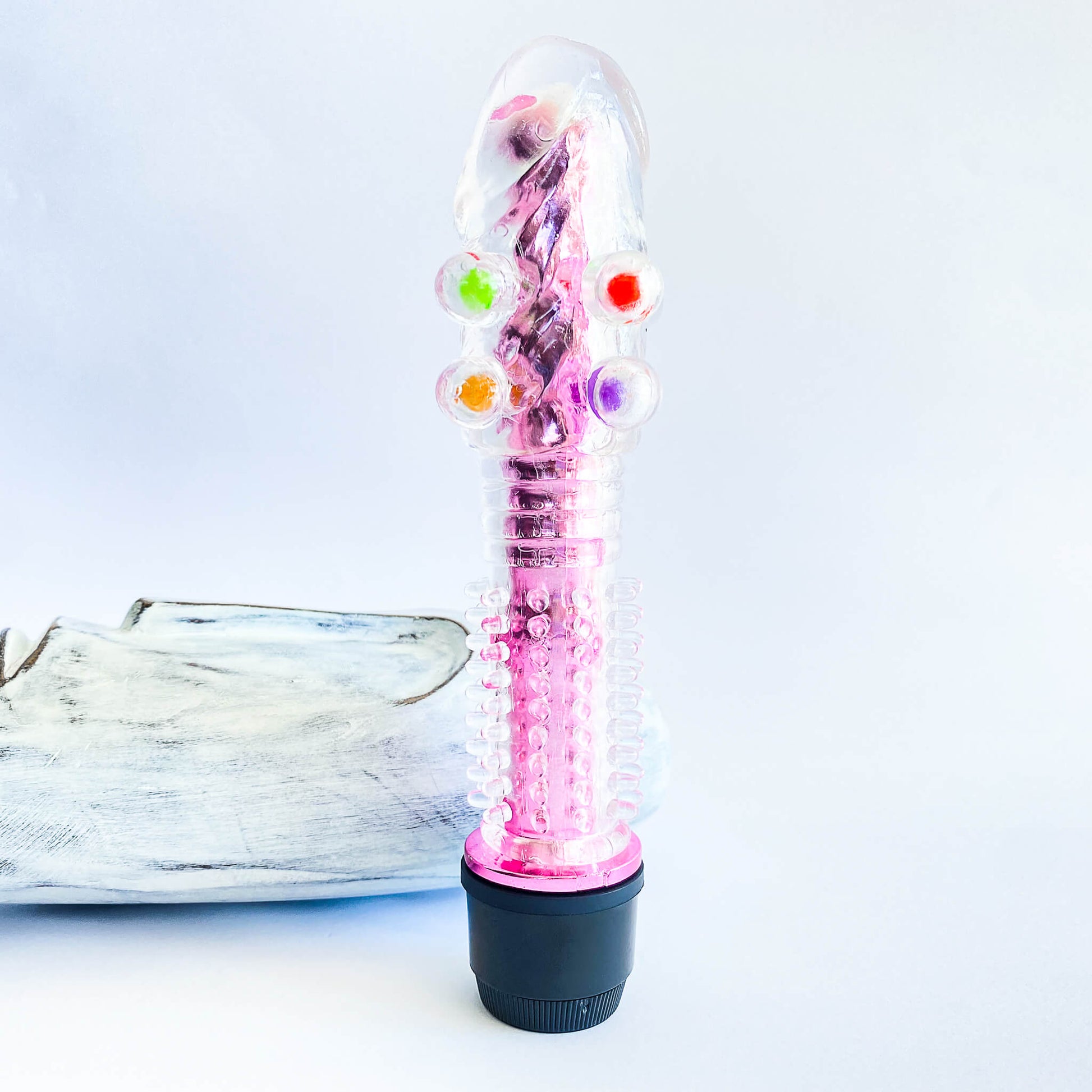 Beaded Spiky Big Bullet Vibrator Eccentric Playroom Essentials Beaded Spiky Big Bullet Vibrator Eccentric Playroom Essentials