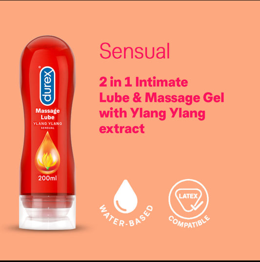 Durex Massage Lube – Ylang Ylang (200 ml)