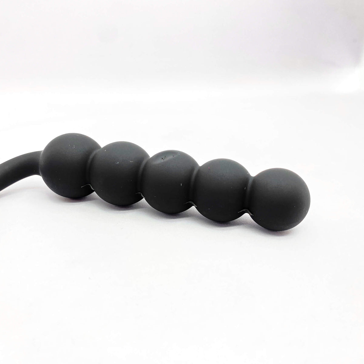 Silicone Anal Beads with Ball Ring