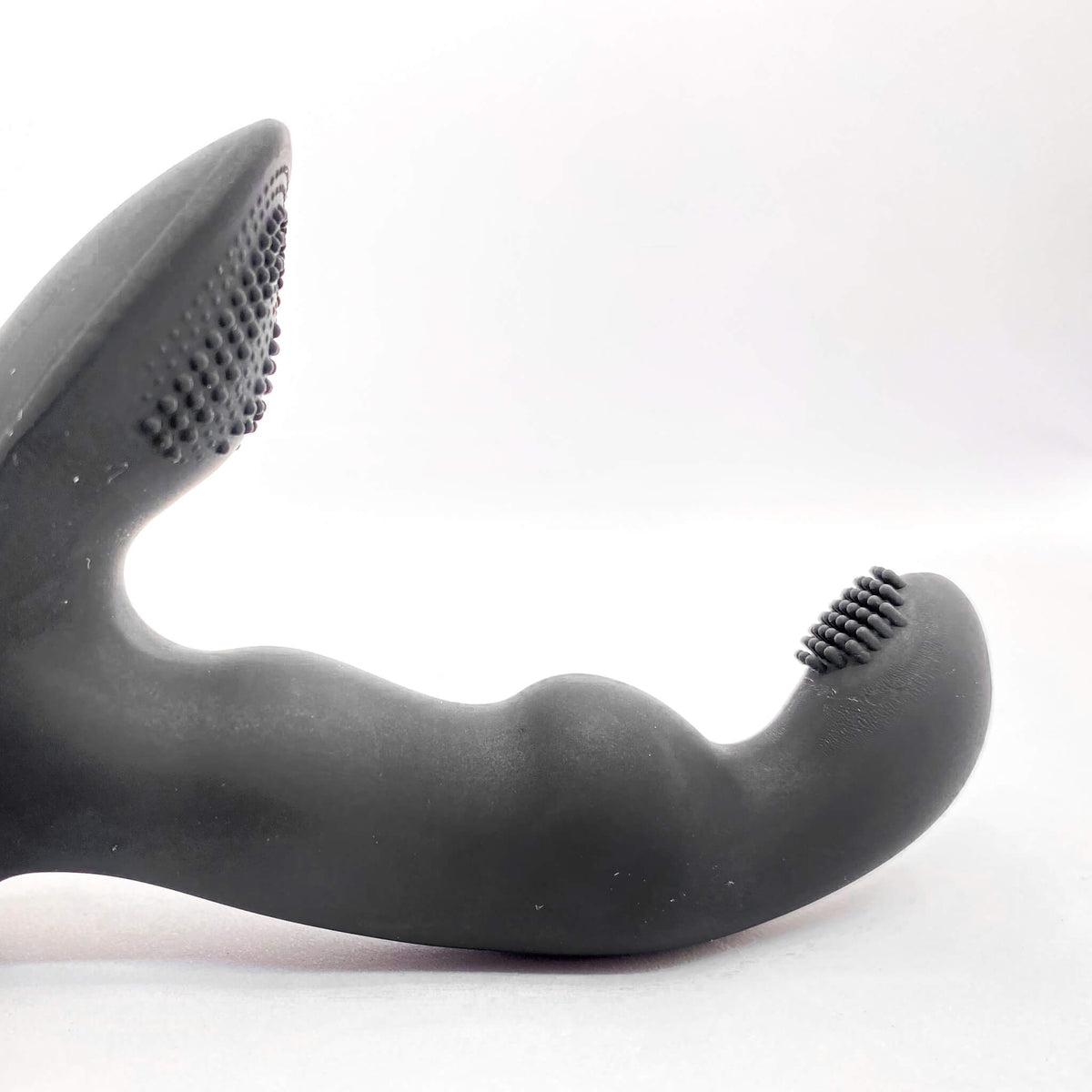 Small Ribbed Silicone Prostate Vibrator