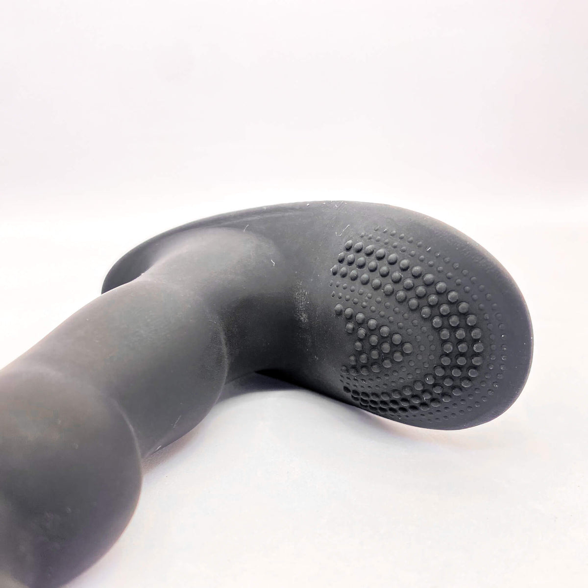 Small Ribbed Silicone Prostate Vibrator