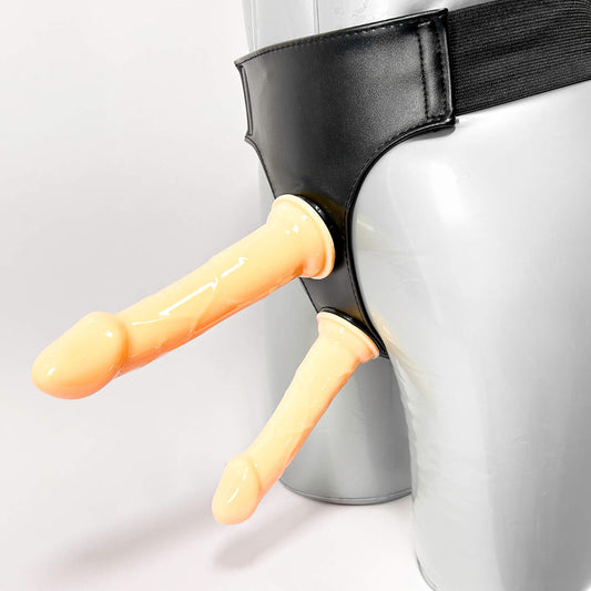 Peg Perfect Double Dildo StrapOn
(18cm/7.1Inch)