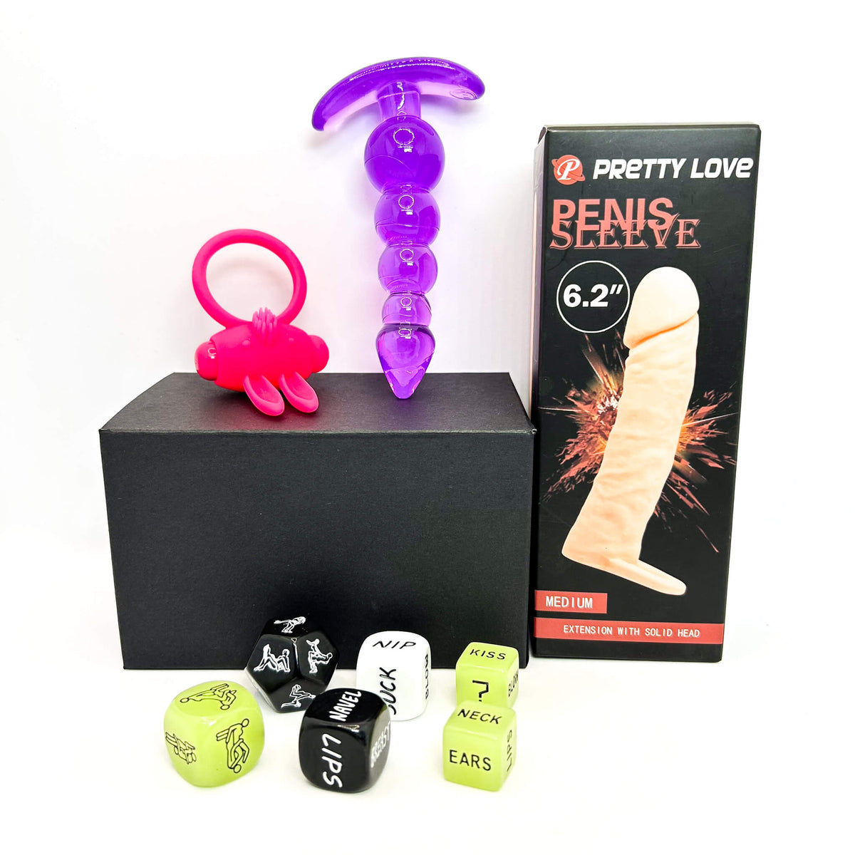 Playroom Essentials Wild Weekend Couples Sex Toy Kit (10 pieces) Eccentric Playroom Essentials Playroom Essentials Wild Weekend Couples Sex Toy Kit (10 pieces) Eccentric Playroom Essentials