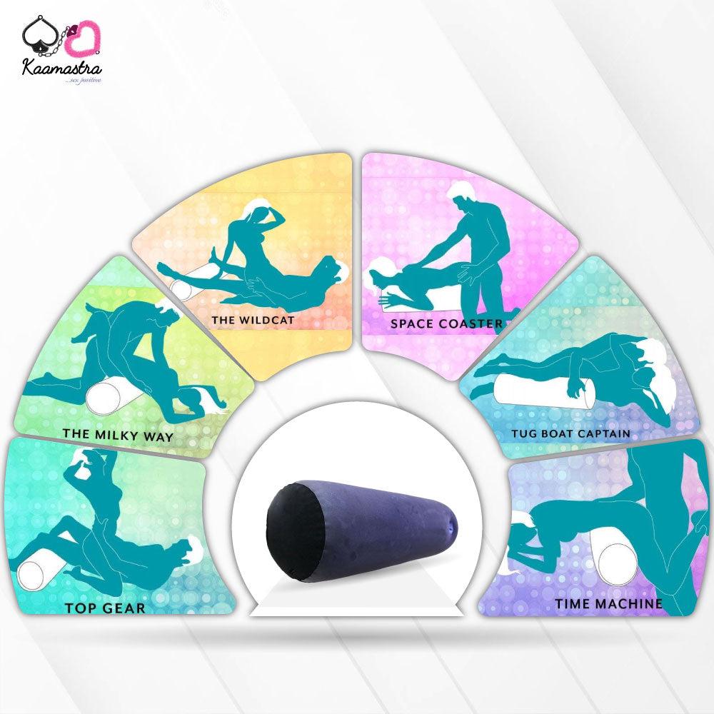 Inflatable Cylindrical Sex Pillow with Pump