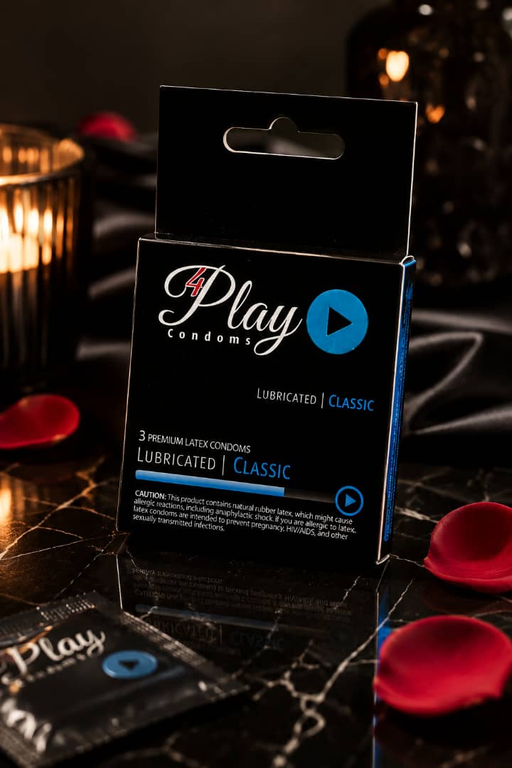 4Play Condoms – Lubricated Classic (3-Pack)