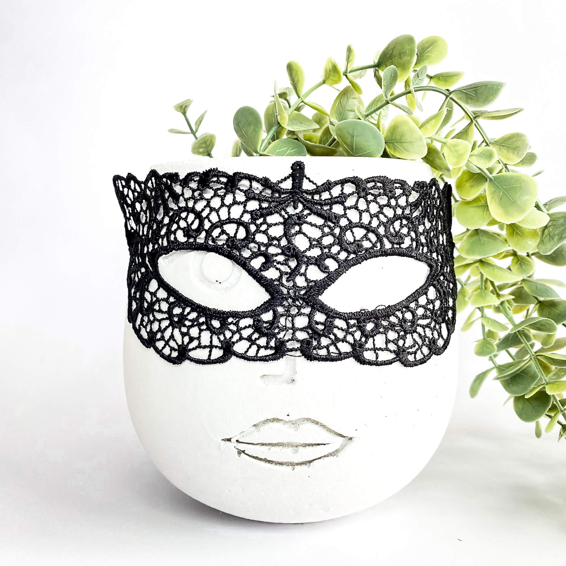 Black Masquerade Lace Mask