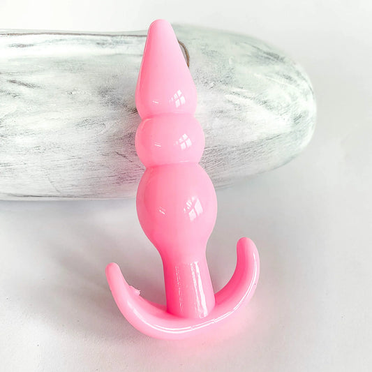 Soft Silicone Beaded Anal Prober