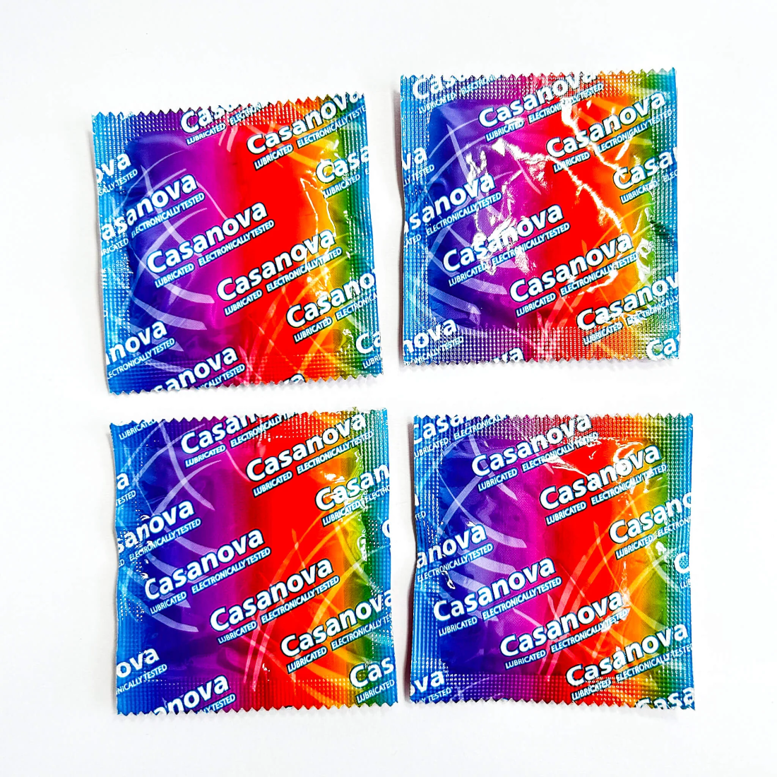 Casanova Premium Dotted Condoms 4s - Strawberry