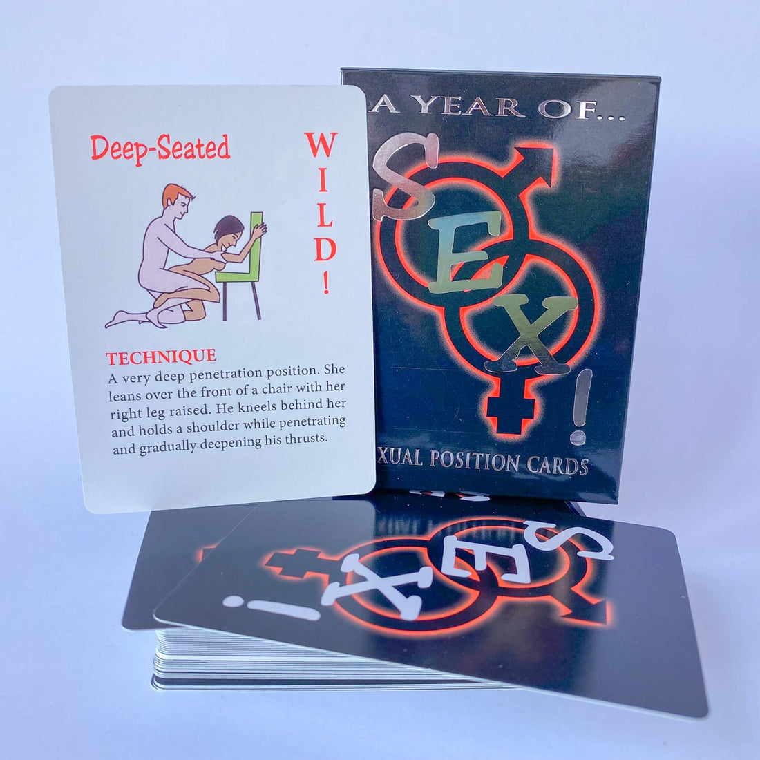 Per Position Cards A Year of SEX - Sexual Position Cards – Eccentric Playroom Essentials