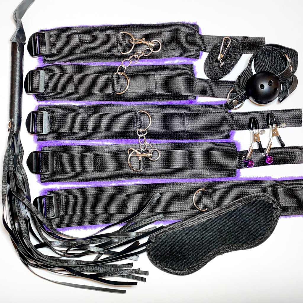 10 piece BDSM Bondage Starter Kit