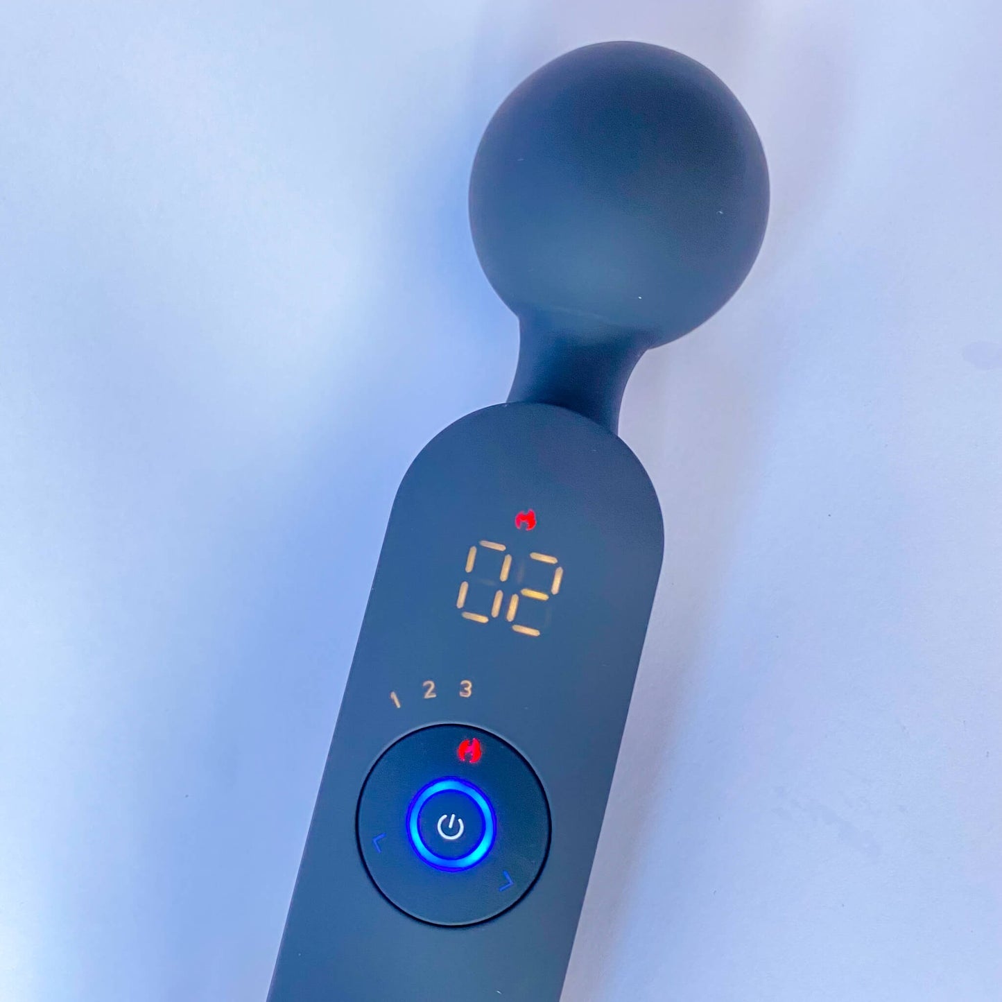 12 Speed Heated Magic Wand Vibrator with Digital Display